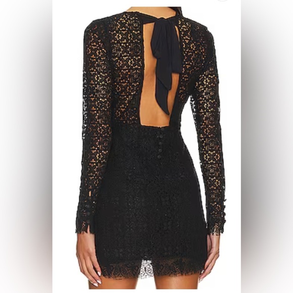 Free People Black Mini Dress - Picture 3 of 9